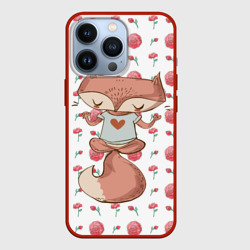 Чехол для iPhone 13 Pro Спокойная лисичка