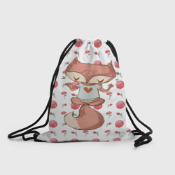 Рюкзак-мешок 3D Спокойная лисичка