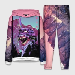 Женский костюм с толстовкой 3D Evangelion2