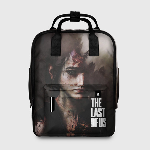 Женский рюкзак 3D с принтом THE LAST OF US, вид спереди #2