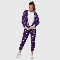 Женский костюм 3D Эмо 2007 фиолетовый фон - фото 2