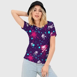 Женская футболка 3D Slim Эмо 2007 - фото 2