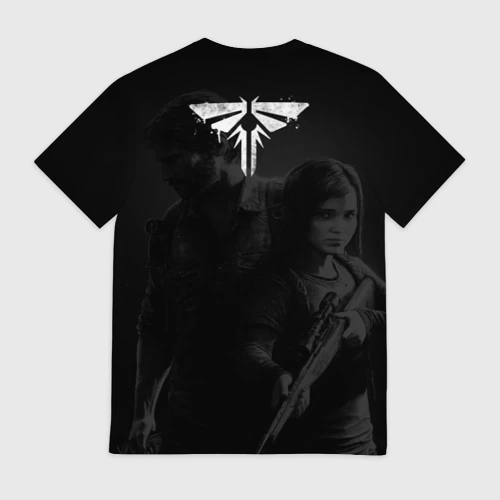Мужская футболка 3D с принтом The Last of Us, вид сзади #1