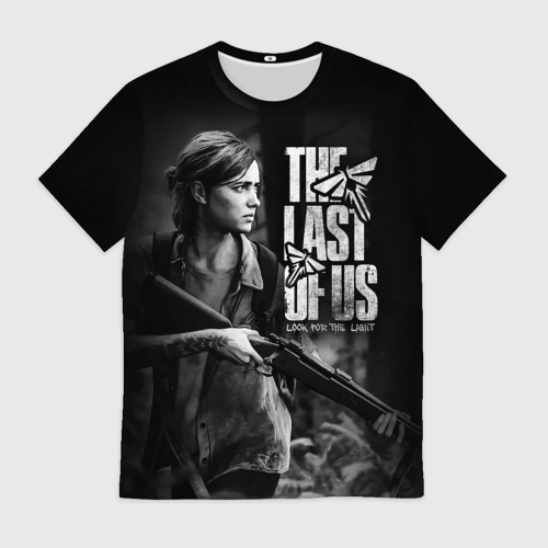 Мужская футболка 3D с принтом The Last of Us, вид спереди #2
