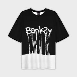 Мужская футболка oversize 3D Banksy