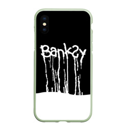 Чехол для iPhone XS Max матовый Banksy