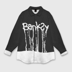 Мужская рубашка oversize 3D Banksy