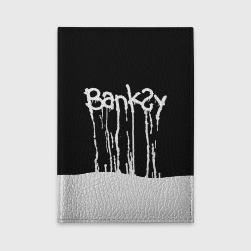 Обложка для автодокументов Banksy, цвет зеленый