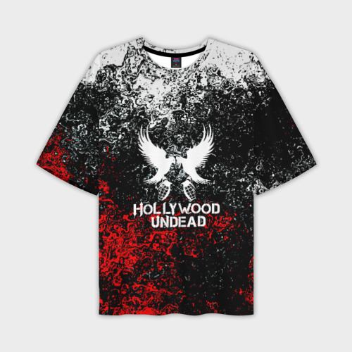 Мужская футболка oversize 3D Hollywood Undead, цвет 3D печать