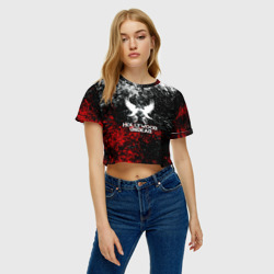Женская футболка Crop-top 3D Hollywood Undead - фото 2