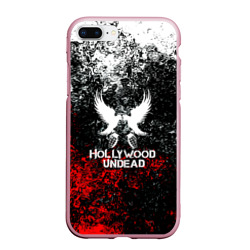 Чехол для iPhone 7Plus/8 Plus матовый Hollywood Undead