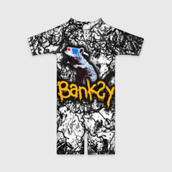 Детский купальный костюм 3D Banksy