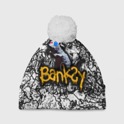 Шапка 3D c помпоном Banksy