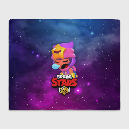 Плед 3D SANDY SPACE (Brawl Stars), цвет 3D (велсофт)