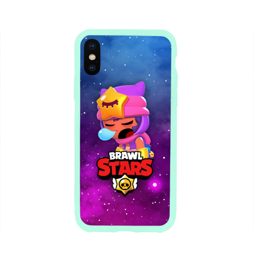 Чехол для iPhone X глянцевый SANDY SPACE (Brawl Stars) Фото 01 Чехол для iPhone X глянцевый SANDY SPACE (Brawl Stars) Фото 01