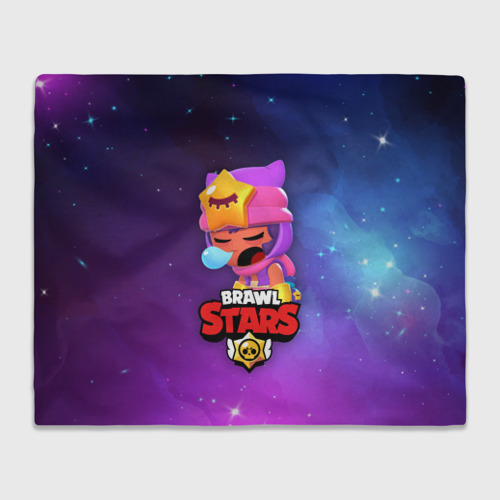 Плед 3D Sandy space Brawl Stars, цвет 3D (велсофт)