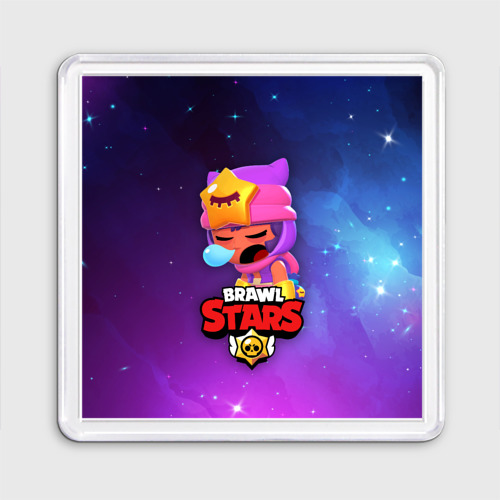 Магнит 55*55 Sandy space Brawl Stars