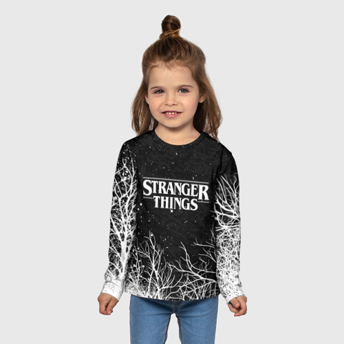 Детский лонгслив 3D Stranger things Очень странные дела, цвет 3D печать - фото 5