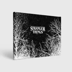 Холст прямоугольный Stranger things Очень странные дела