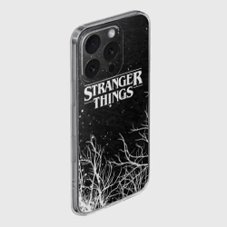 Чехол для iPhone 16 Pro Max силиконовый с защитой камеры Stranger things Очень странные дела - фото 2