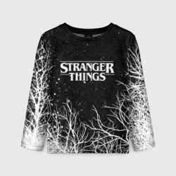 Детский лонгслив 3D Stranger things Очень странные дела