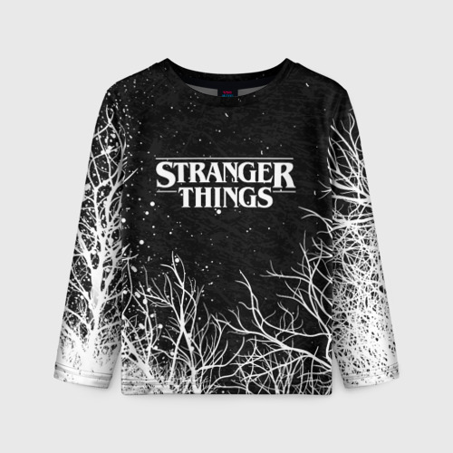 Детский лонгслив 3D Stranger things Очень странные дела, цвет 3D печать