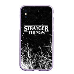 Чехол для iPhone XS Max матовый Stranger things Очень странные дела