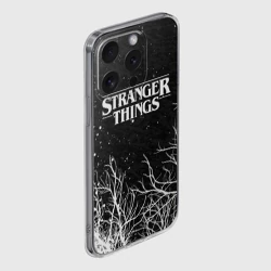 Чехол для iPhone 15 Pro Max силиконовый с защитой камеры Stranger things Очень странные дела - фото 2
