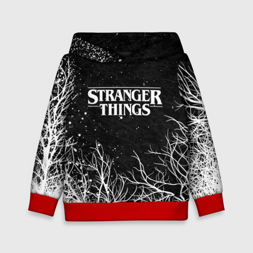 Детская толстовка 3D Stranger things Очень странные дела, цвет красный