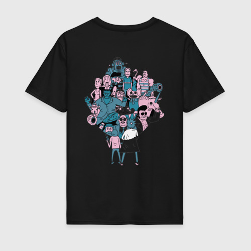 Мужская футболка хлопок Rick and Morty, цвет черный - фото 2