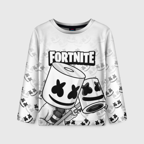 Детский лонгслив 3D Fortnite Marshmello, цвет 3D печать