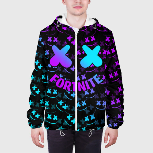 Мужская куртка 3D Fortnite x Marshmello - фото 4
