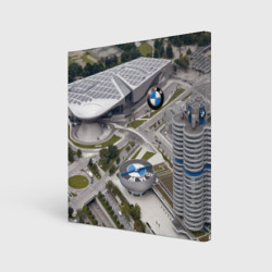 Холст квадратный BMW city