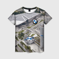 Женская футболка 3D BMW city