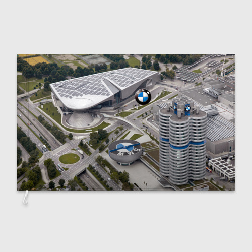 Флаг 3D BMW city - фото 3