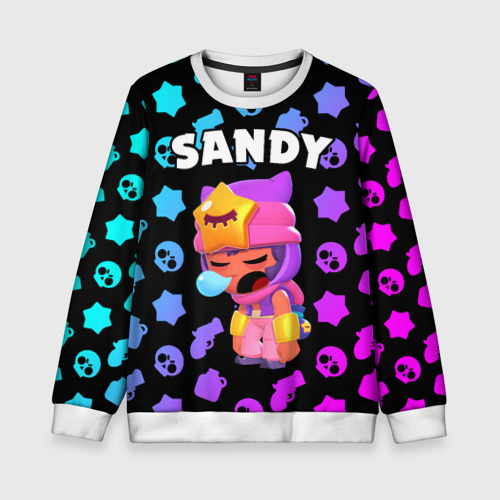 Детский свитшот 3D Brawl Stars - Sandy, цвет 3D печать