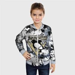 Детский бомбер 3D Питтсбург Пингвинз - фото 2