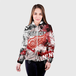 Женская куртка 3D Детройт Ред Уингз - фото 2