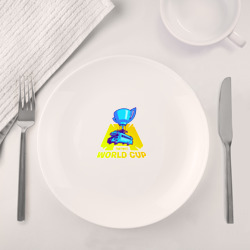 Набор: тарелка + кружка World cup Fortnite - фото 2