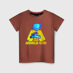 Детская футболка хлопок World cup Fortnite