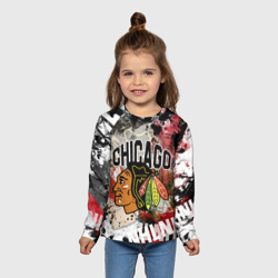 Детский лонгслив 3D Chicago Blackhawks - фото 2