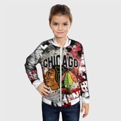 Детский бомбер 3D Chicago Blackhawks - фото 2