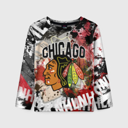 Детский лонгслив 3D Chicago Blackhawks