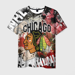 Мужская футболка 3D Chicago Blackhawks