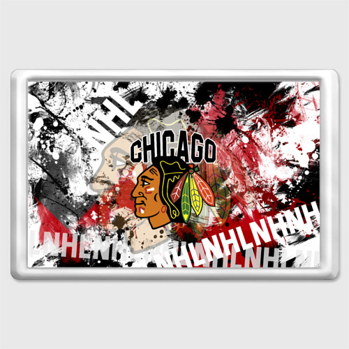 Магнит 45*70 Chicago Blackhawks, цвет прозрачный