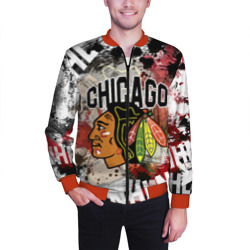 Мужской бомбер 3D Chicago Blackhawks - фото 2