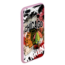 Чехол для iPhone 7Plus/8 Plus матовый Chicago Blackhawks - фото 2