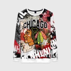 Женский свитшот 3D Chicago Blackhawks