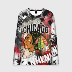 Мужской лонгслив 3D Chicago Blackhawks