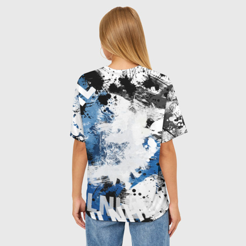 Женская футболка oversize 3D Колорадо Эвеланш, цвет 3D печать - фото 4